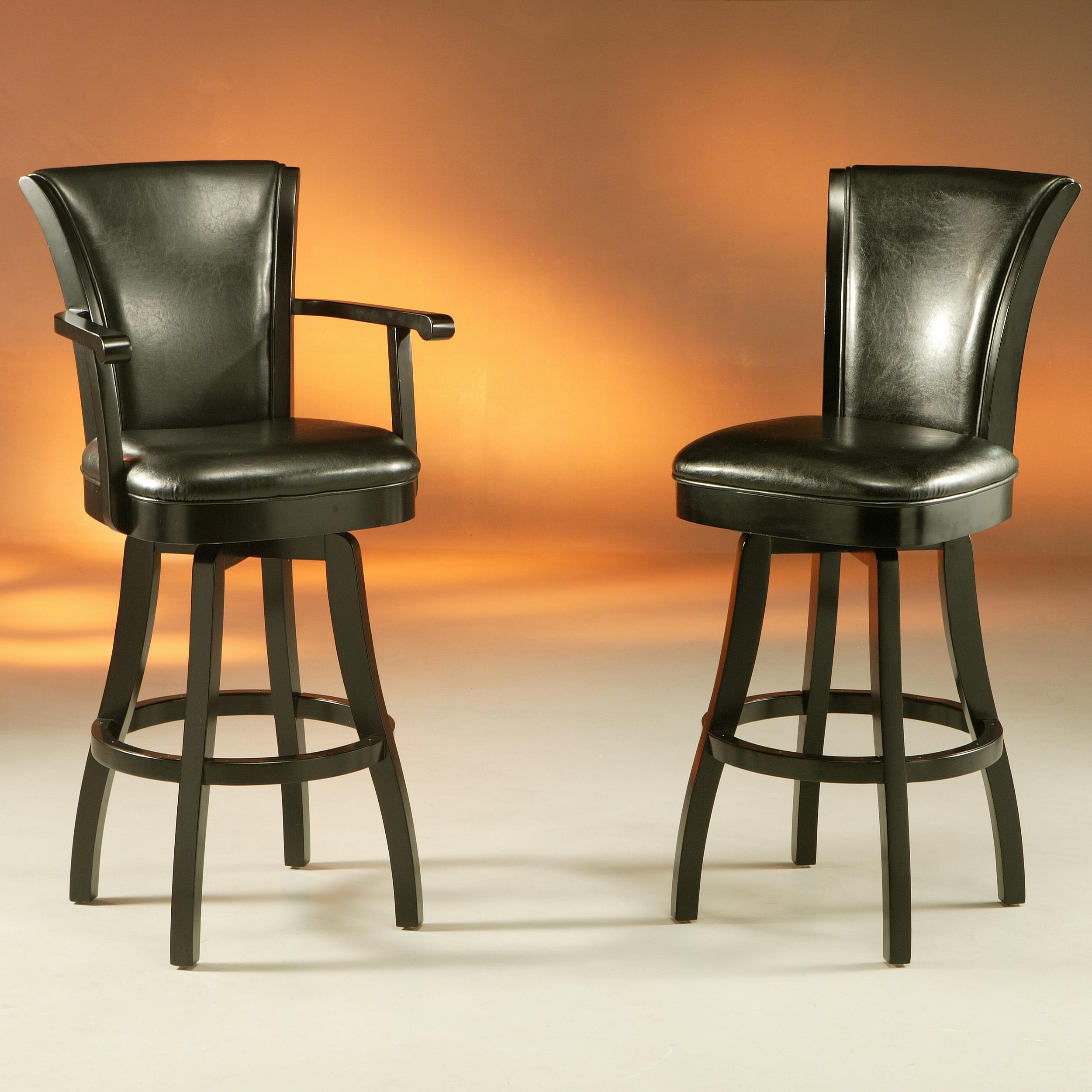 Pastel Minson Bar Stools Collection 26" Glenwood Armless Counter Height